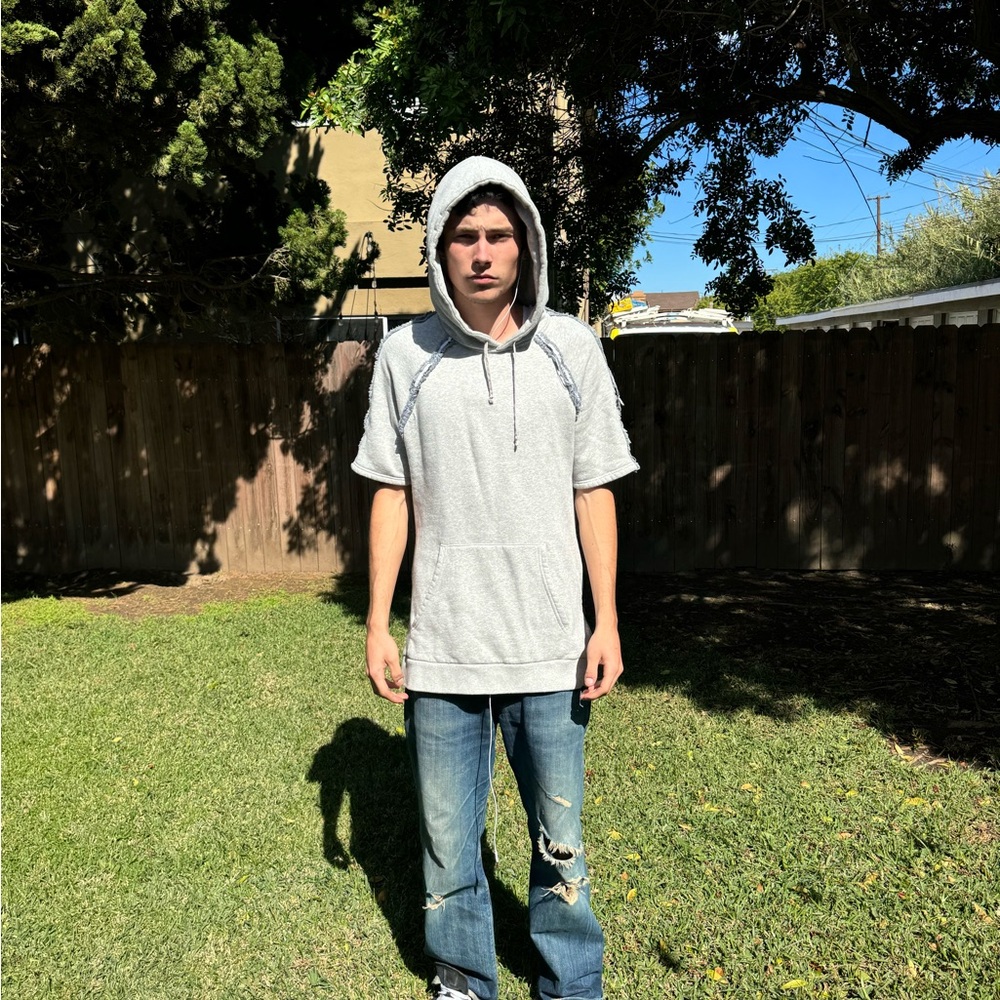 Balmain Decarnin Era Short sleeve hoodie